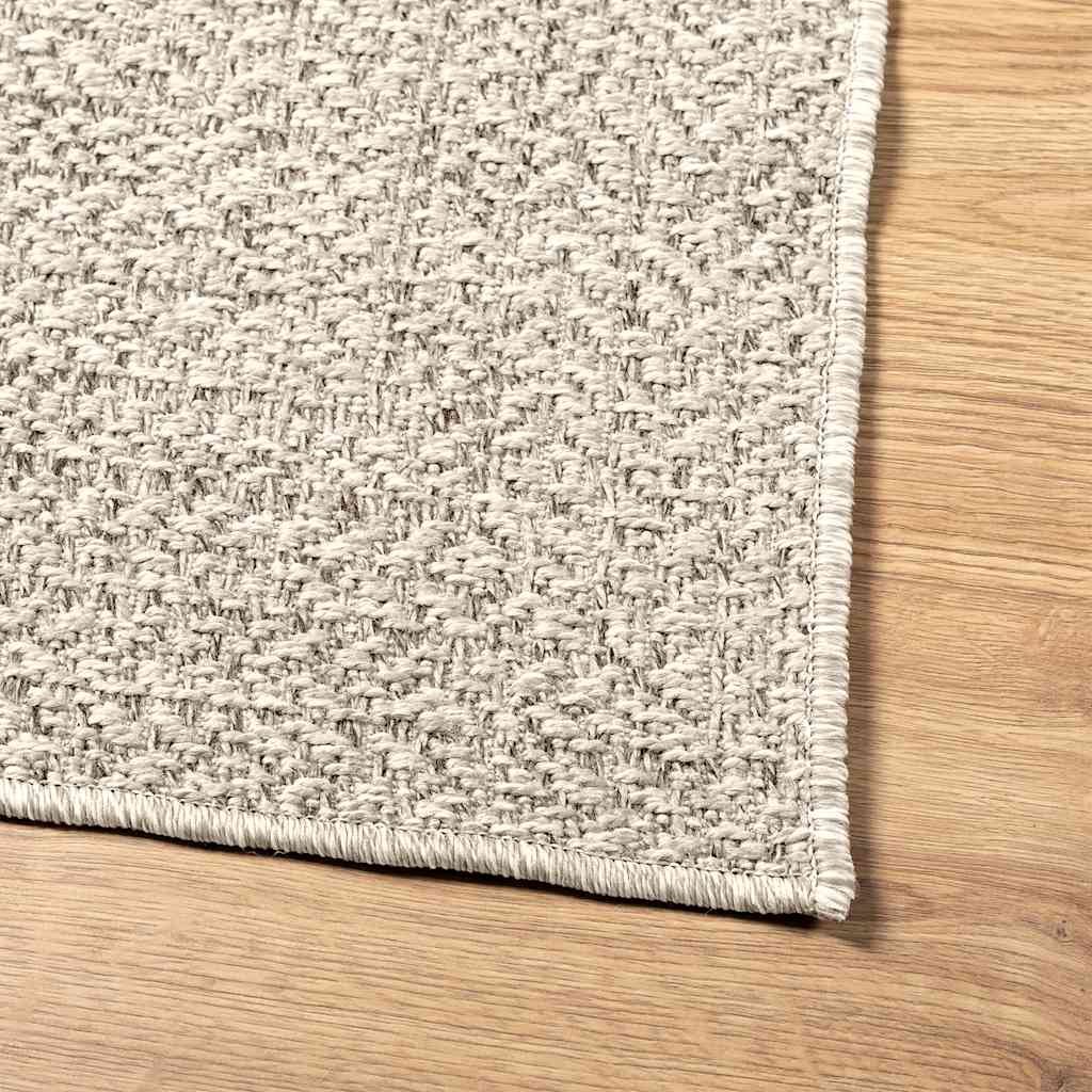 Teppich Zizur Jute-Optik Indoor Und Outdoor Creme