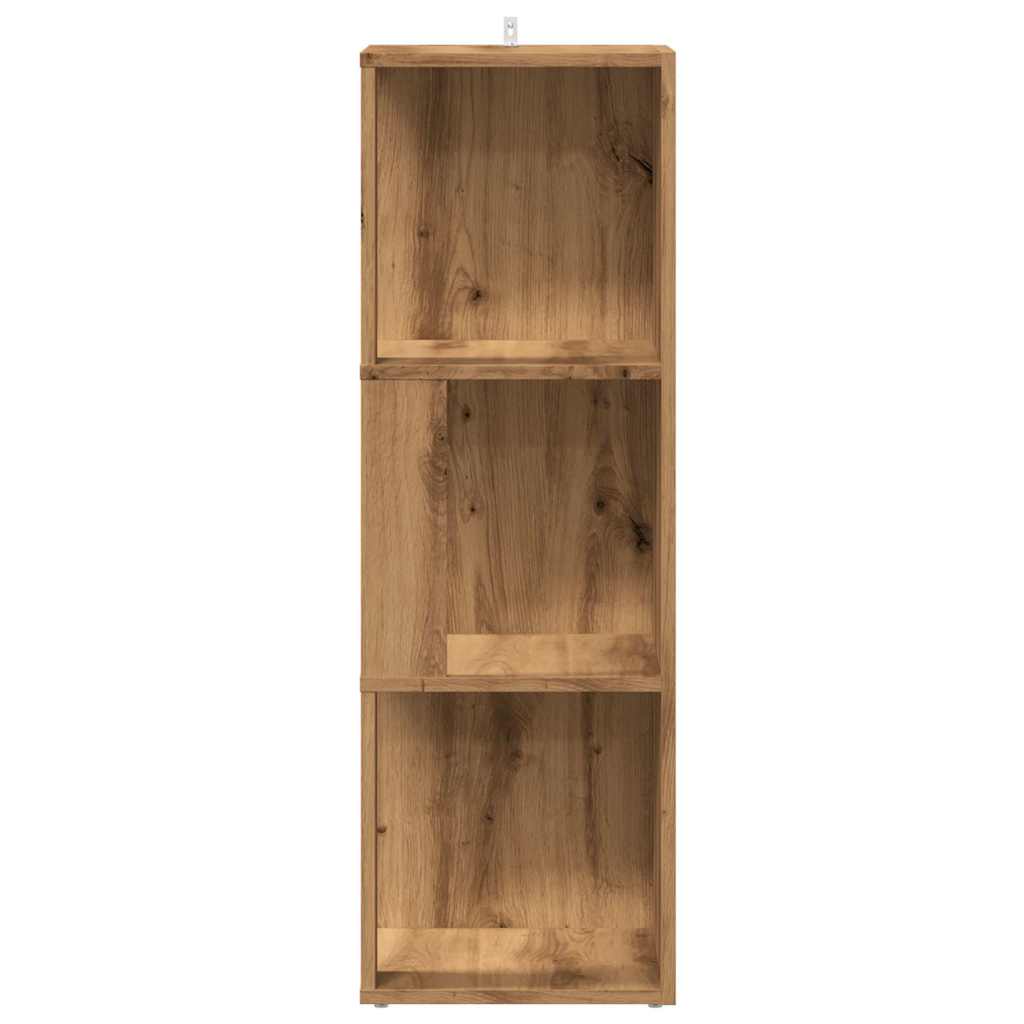 Eckregal Artisan-Eiche Holzwerkstoff
