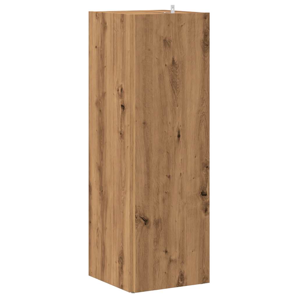 Eckregal Artisan-Eiche Holzwerkstoff
