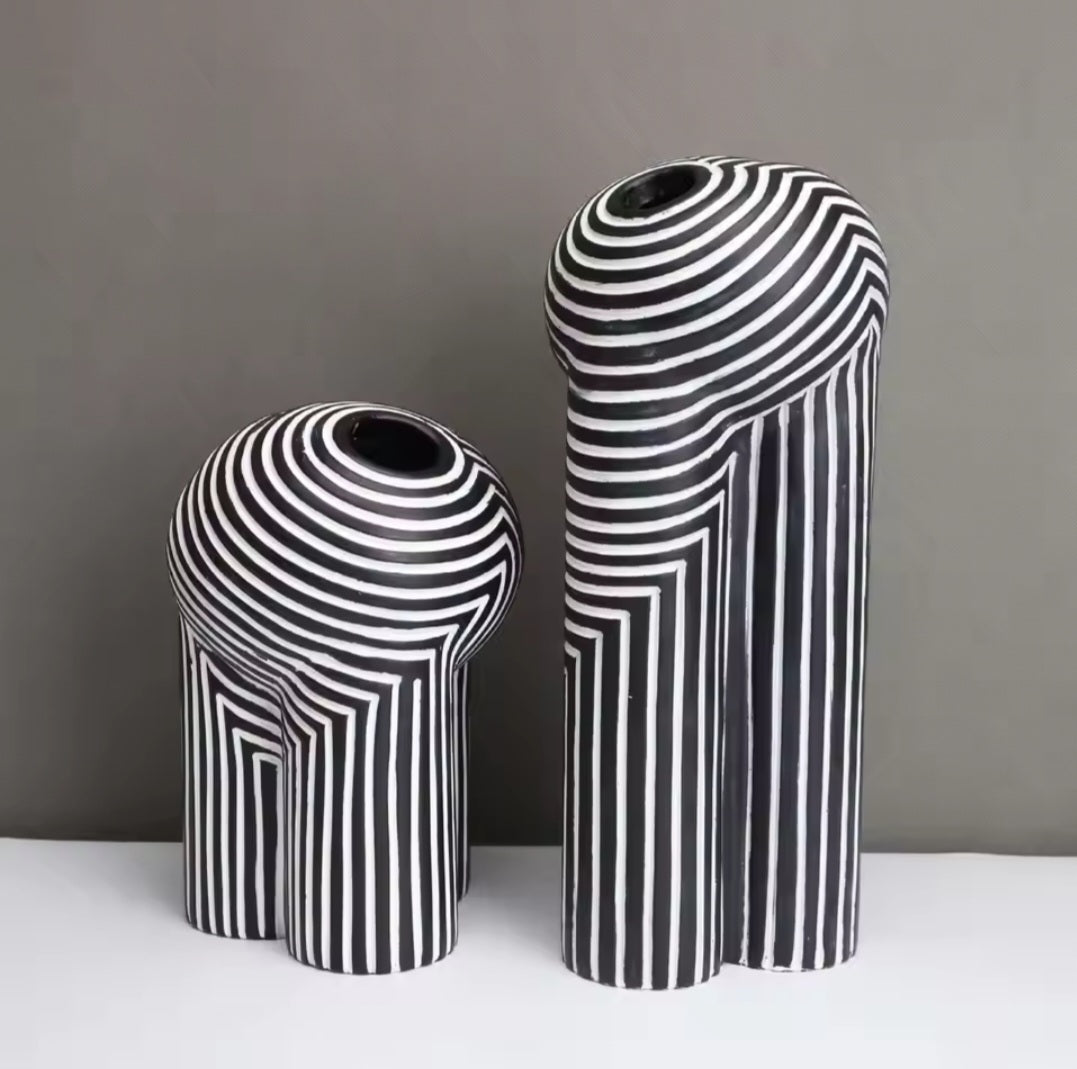 Geometric Resin Vase