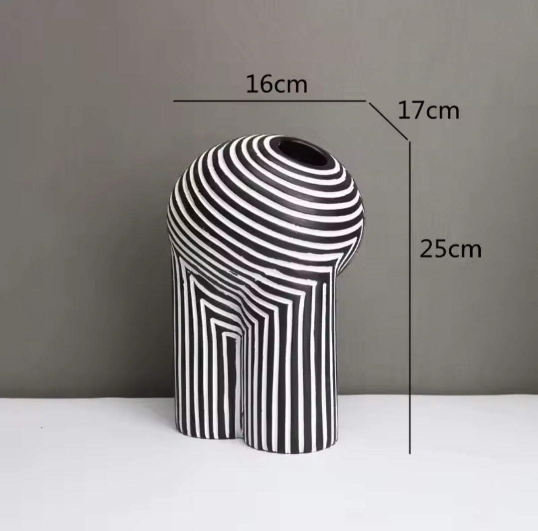 Geometric Resin Vase