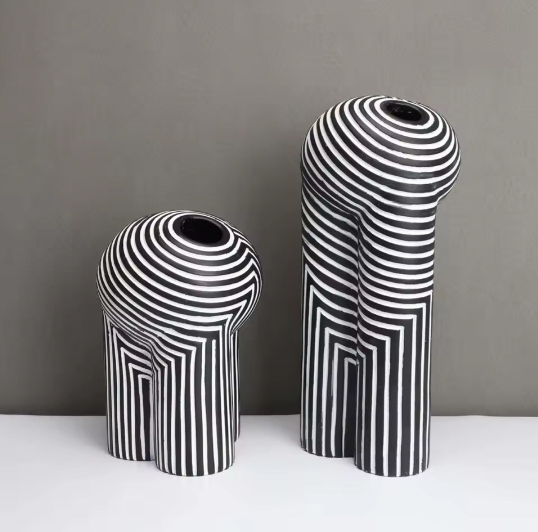 Geometric Resin Vase