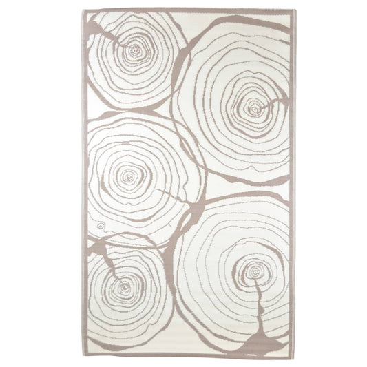 Esschert Design Outdoor-Teppich 240X150 Cm Jahresringe