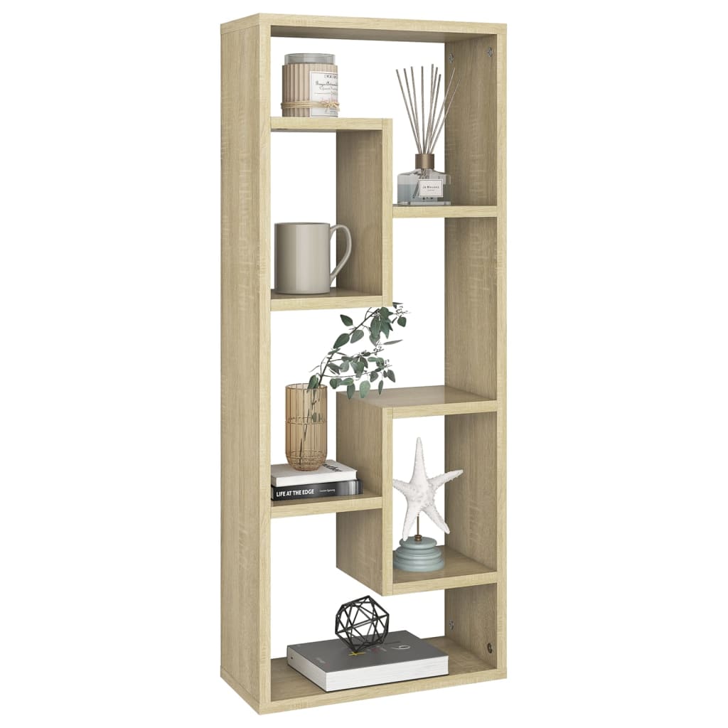 Wandregal Sonoma-Eiche 36X16X90 Cm Holzwerkstoff