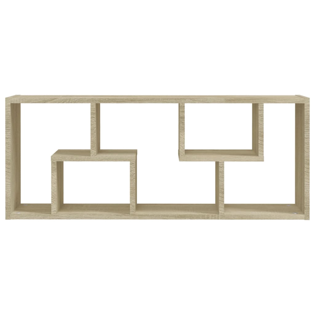 Wandregal Sonoma-Eiche 36X16X90 Cm Holzwerkstoff