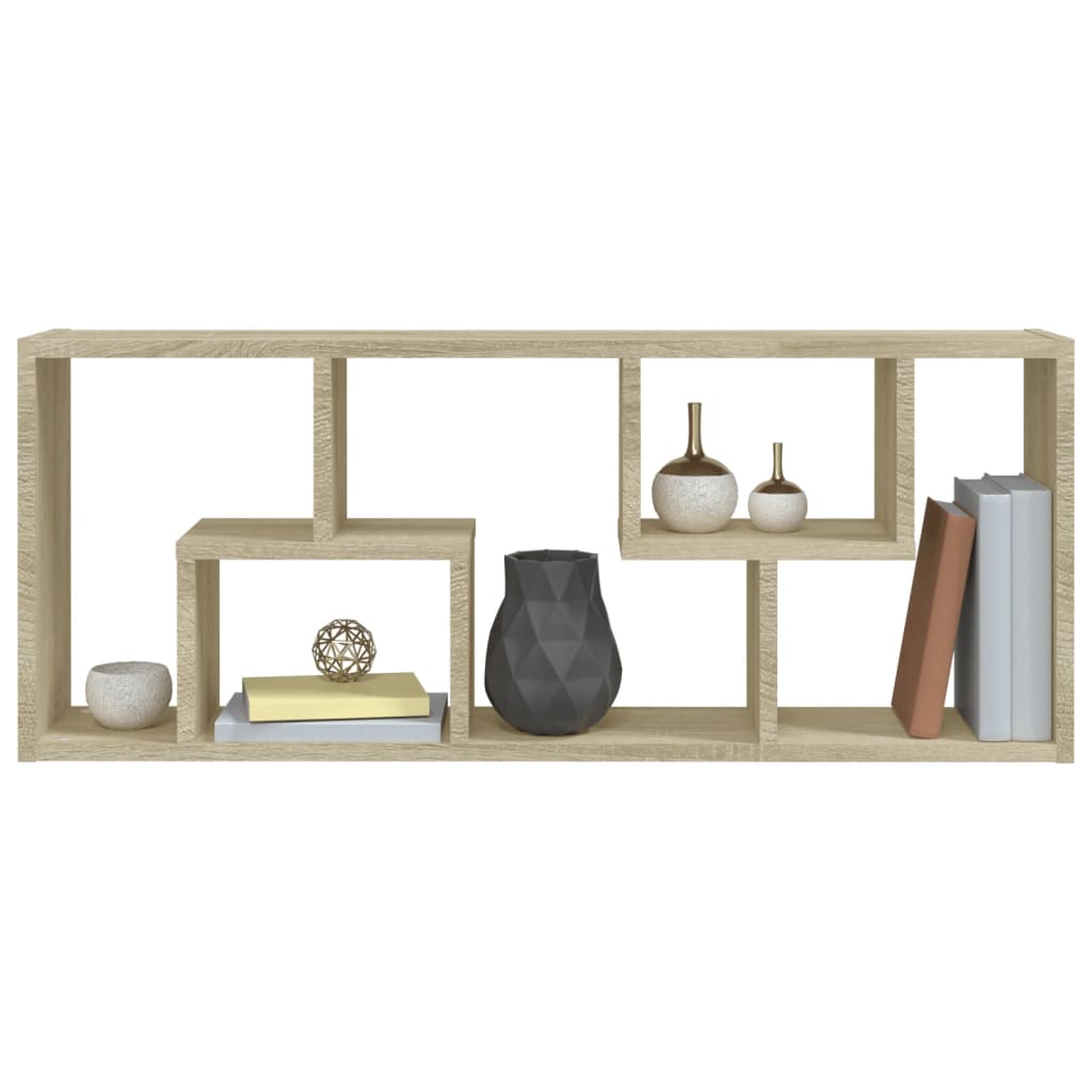Wandregal Sonoma-Eiche 36X16X90 Cm Holzwerkstoff