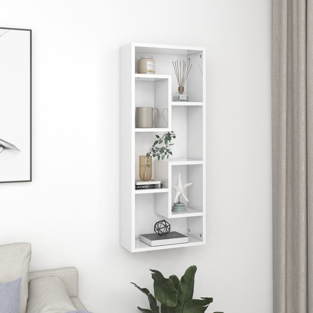 Wandregal Sonoma-Eiche 36X16X90 Cm Holzwerkstoff
