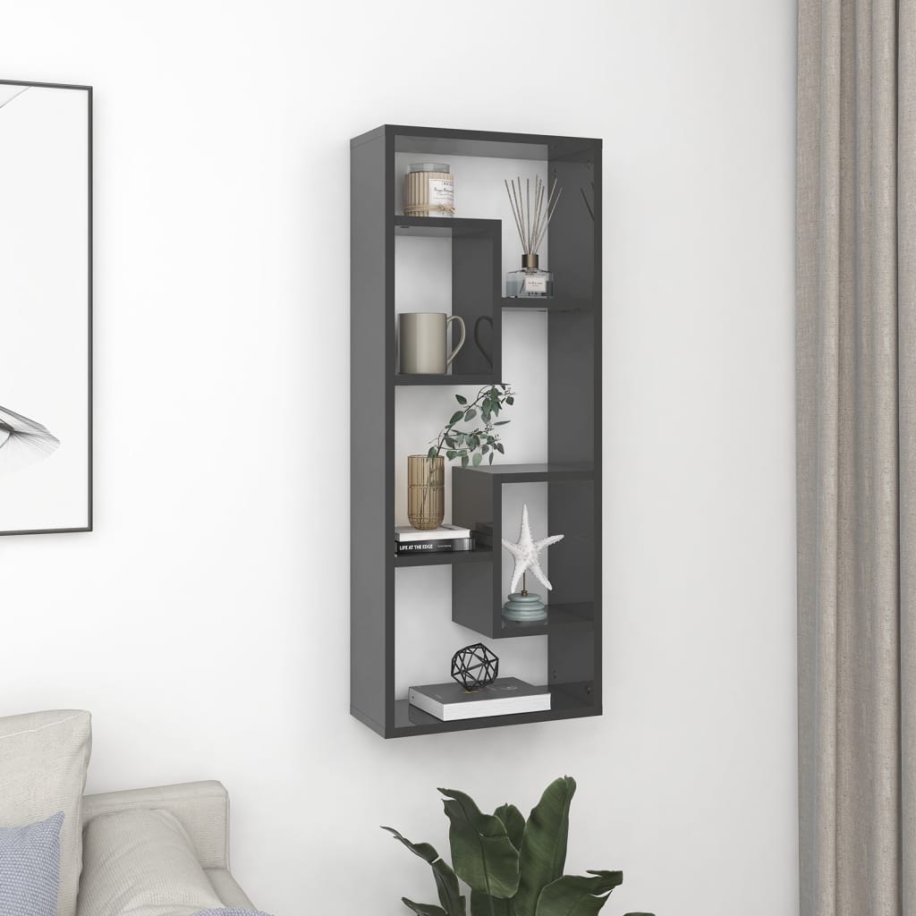 Wandregal Sonoma-Eiche 36X16X90 Cm Holzwerkstoff