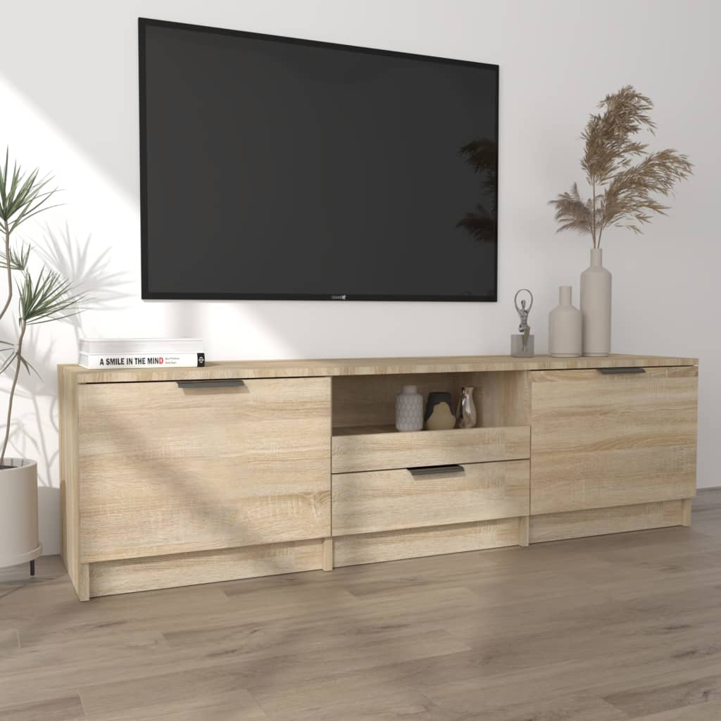 Tv-Schrank Sonoma-Eiche 140X35X40 Cm Holzwerkstoff