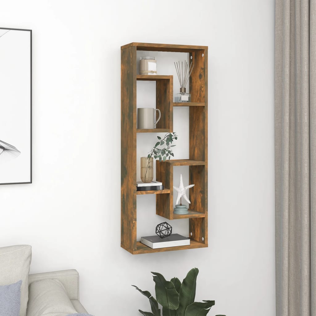 Wandregal Sonoma-Eiche 36X16X90 Cm Holzwerkstoff