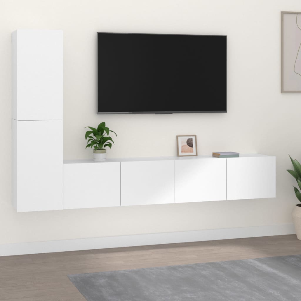 3-Tlg. Tv-Schrank-Set Sonoma-Eiche Holzwerkstoff