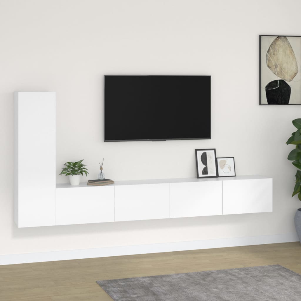 3-Tlg. Tv-Schrank-Set Sonoma-Eiche Holzwerkstoff