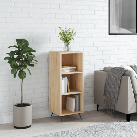 Regalschrank Sonoma-Eiche 34,5X32,5X90 Cm Holzwerkstoff
