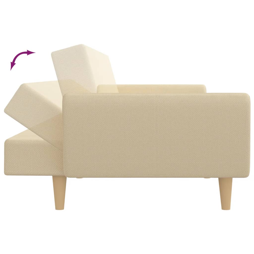 Schlafsofa 2-Sitzer Stoff
