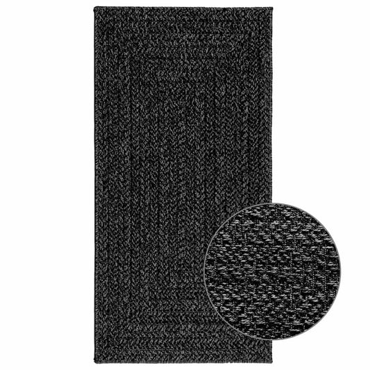 Teppich Zizur Jute-Optik Indoor Und Outdoor Anthrazit