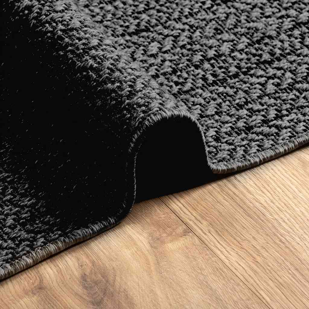 Teppich Zizur Jute-Optik Indoor Und Outdoor Anthrazit