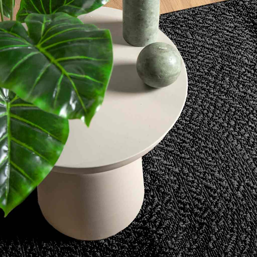 Teppich Zizur Jute-Optik Indoor Und Outdoor Anthrazit