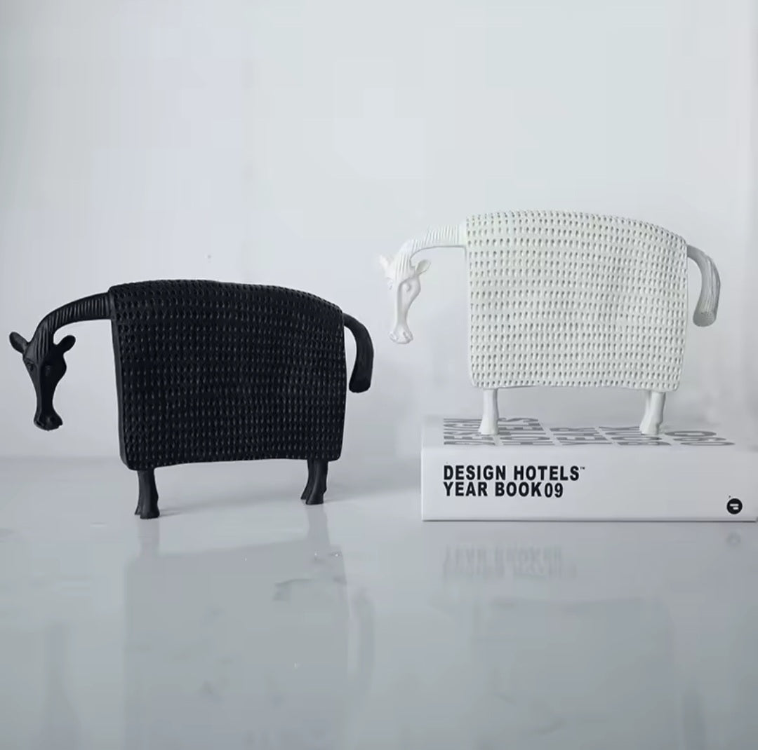 Minimalistische Stierfigur